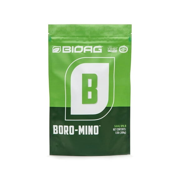 Boro-Mino Boron Fertilizer - Water Soluble Boron Fertilizer - 1.5 lb Pouch by BioAg