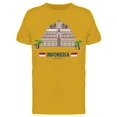 thumbnail image 1 of Borobudur Indonesia Landmark Tee Men's -Image by Shutterstock, 1 of 2