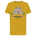 thumbnail image 1 of Borobudur Indonesia Landmark  T-Shirt Men -Image by Shutterstock, Male XX-Large, 1 of 2
