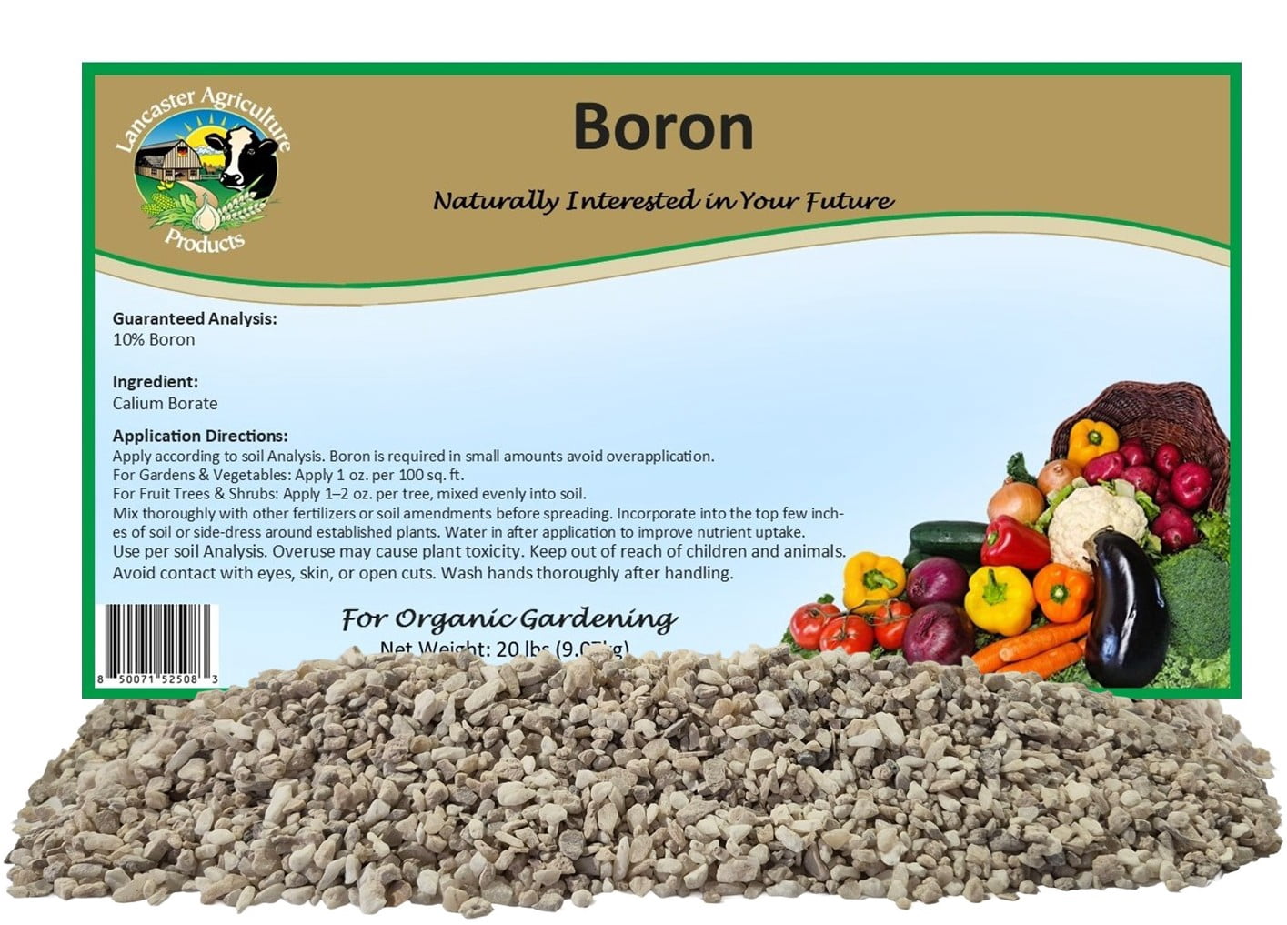 Boron 20 Pound Fertilizer for Plants