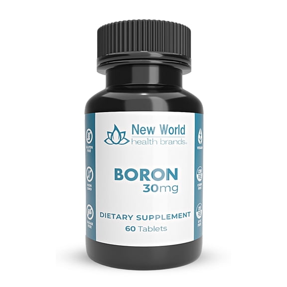 Boron 30mg Mineral Supplement - 60 Tablets | Bone Health & Joint Support