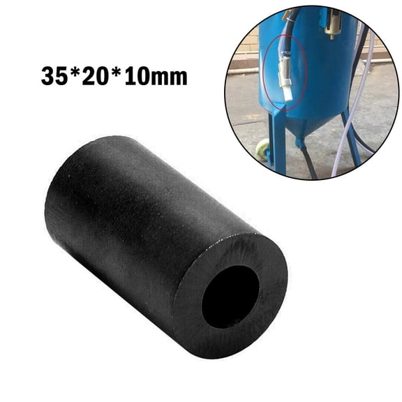 Boron Carbide Nozzle Air Sandblaster Tip 35X20x10mm Replacement Accessory For High Pressure Blasting Equipment, Wear Resistant Gray Spare Part