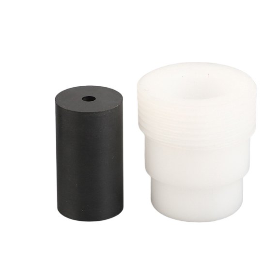 Boron Carbide Sandblasting Nozzle For Rust Removal, High Wear Resistant Blasting Tips With Rubber Sleeve, Precision Spray For Small Standard Pressure Sandblasting Machines, 35X20mm(4mm)