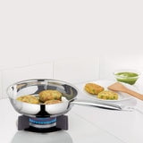Borosil Cookfresh SS Frying Pan |  Impact Bonded Triply Base