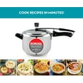 thumbnail image 1 of Borosil Presto Stainless Steel Pressure Cooker  - 5 Liter, 1 of 6