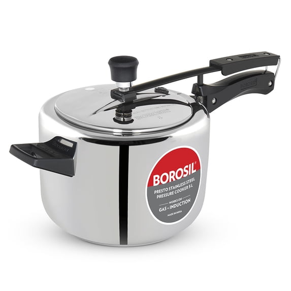 Borosil Presto Stainless Steel Pressure Cooker