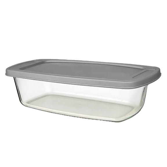 Borosilicate Glass Casserole Dishes Rectangular Heat Resistant Oven Microwave Dishwasher Safe Transparent Cookware with Lid