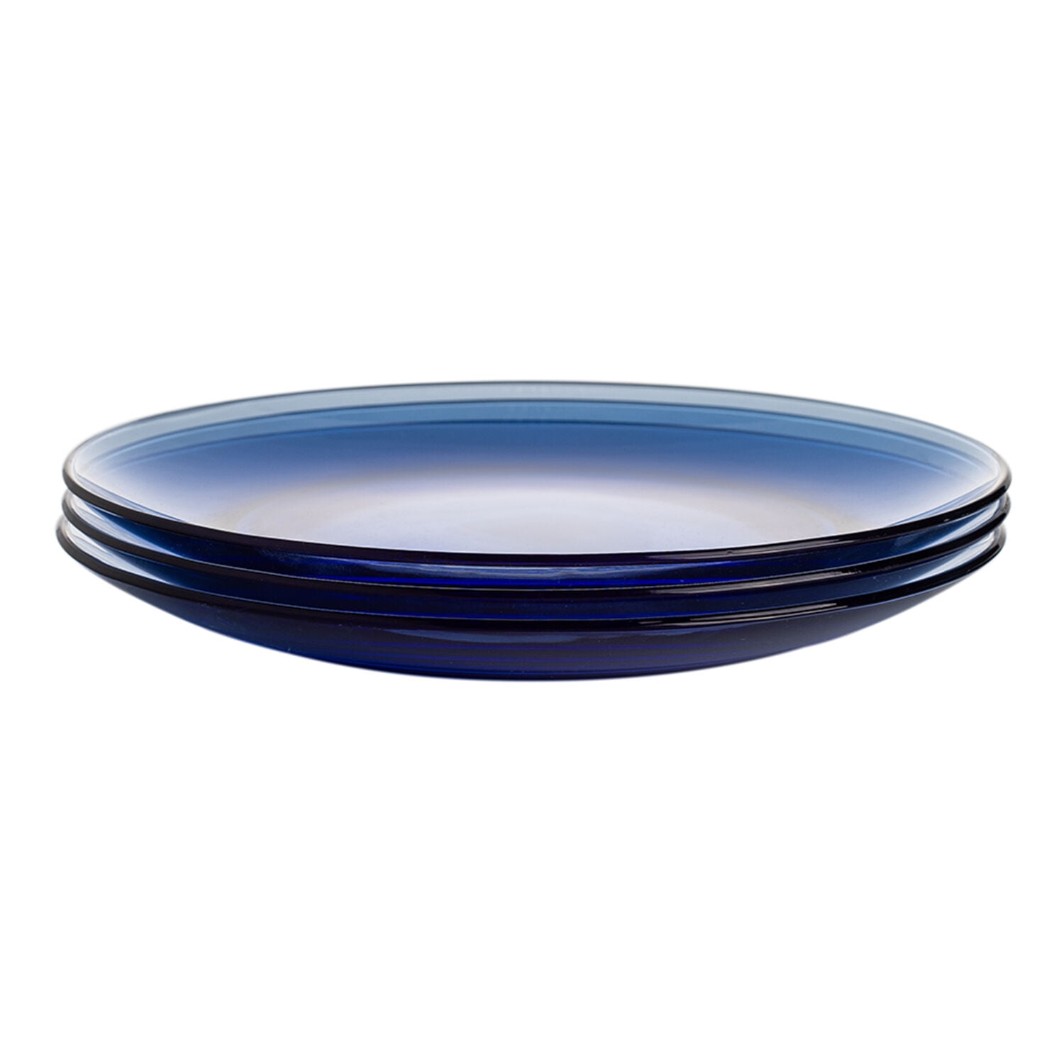 Colored glass dinner plates online
