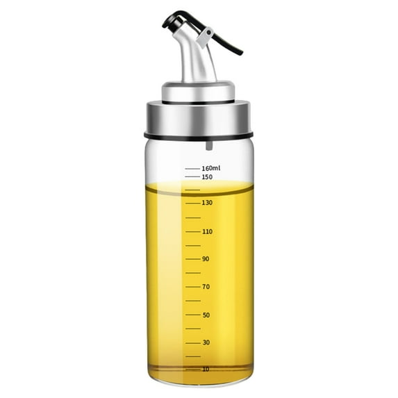 Borosilicate Glass Liquid Container Oil Dispenser with Spouts Vinegar Bottle