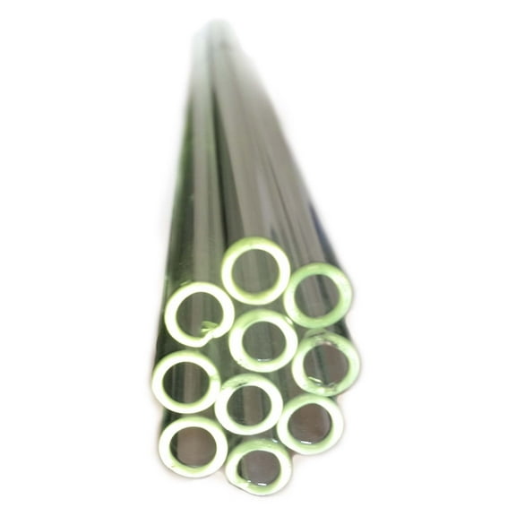 Tubing, Borosilicate Glass 7mm Outer Diameter x 610mm or 24 inches length, Pack of 10 Tubes