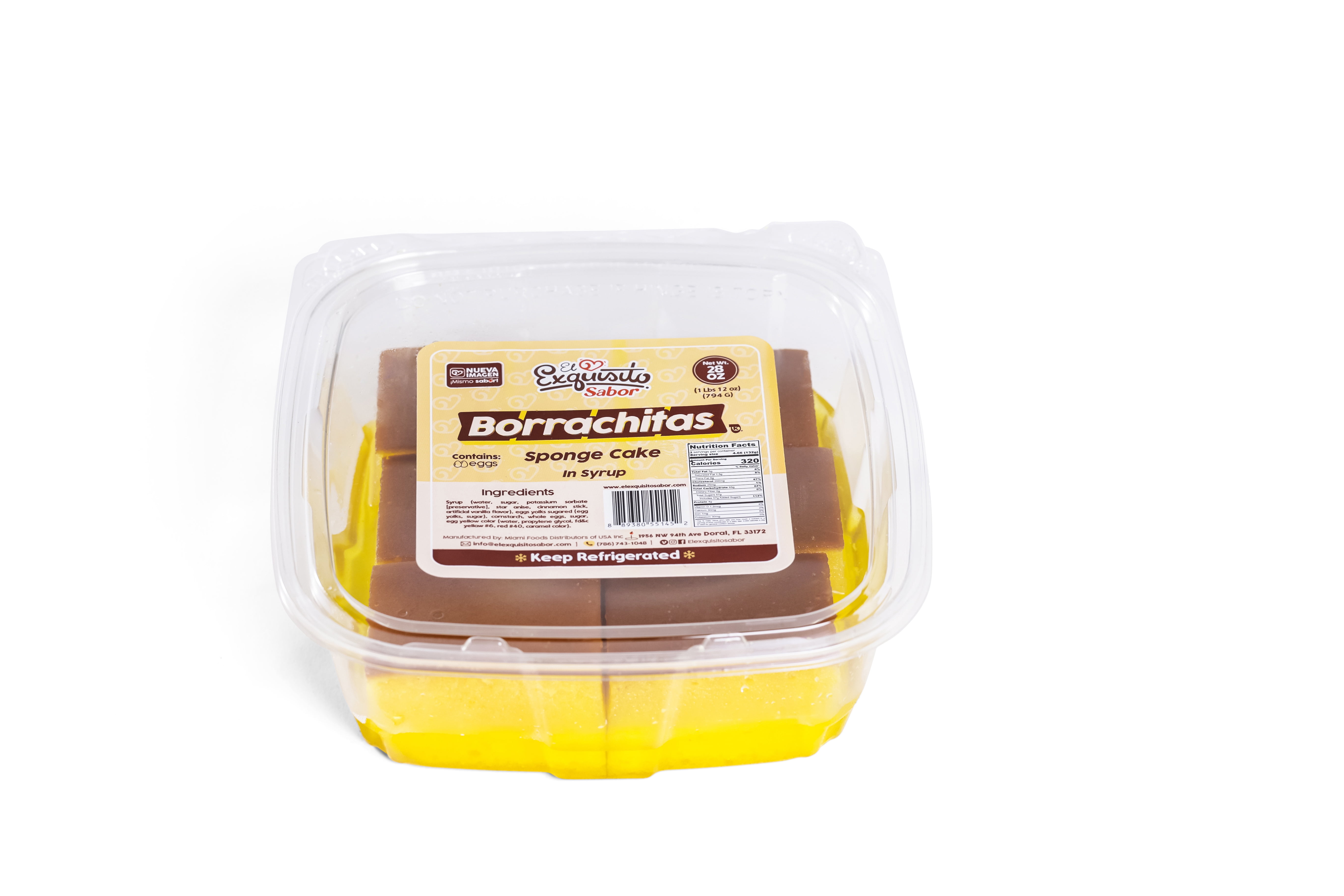 Borrachitas (Sponge Cake) 28oz