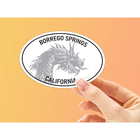 Borrego Springs Serpent Southern Ca Dragon Sculpture Mojave Desert Euro Rv Moto Sticker