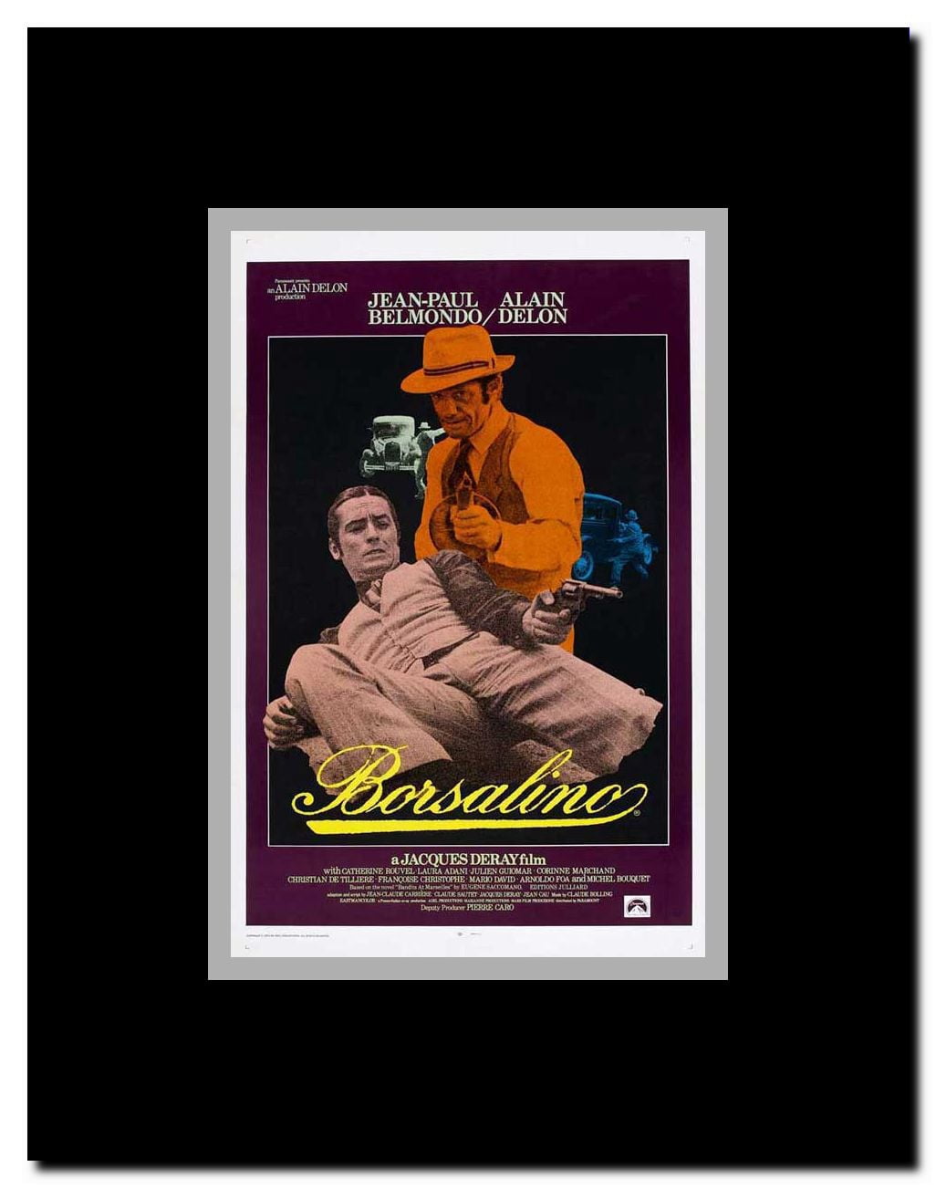 Borsalino Framed Movie Poster