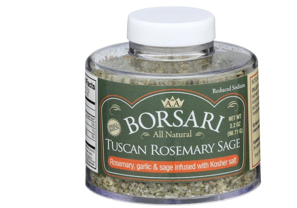 Borsari Tuscan Rosemary Sage Seasoning Salt, 3.2 Oz - Pack Of 3