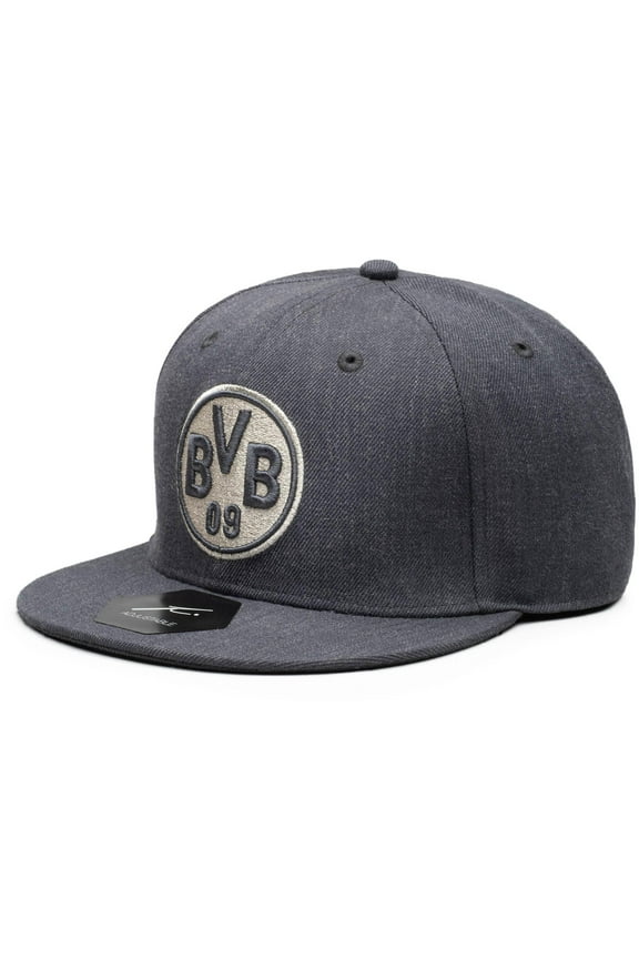 Borussia Dortmund Fi Collection Platinum Snapback Hat - Heathered Gray - OSFA