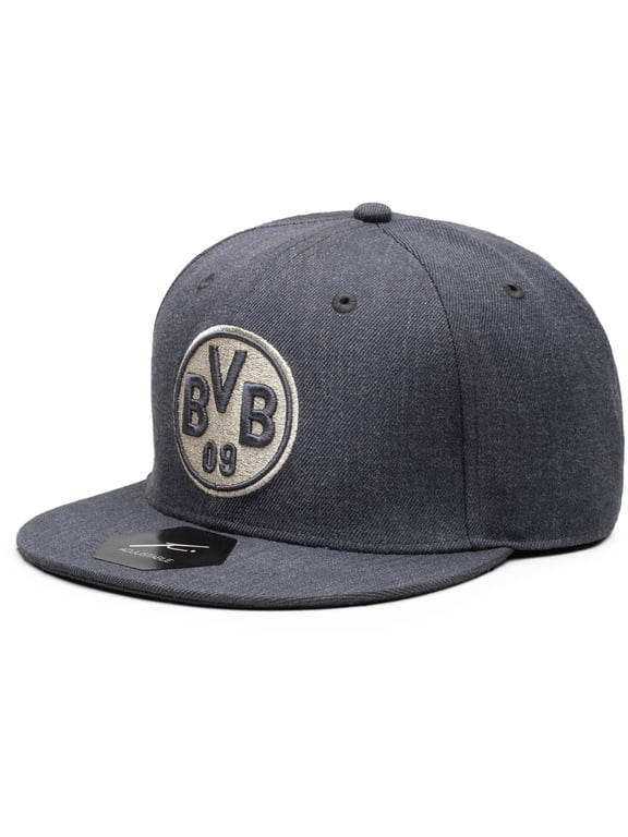 Borussia Dortmund Fi Collection Platinum Snapback Hat - Heathered Gray - OSFA