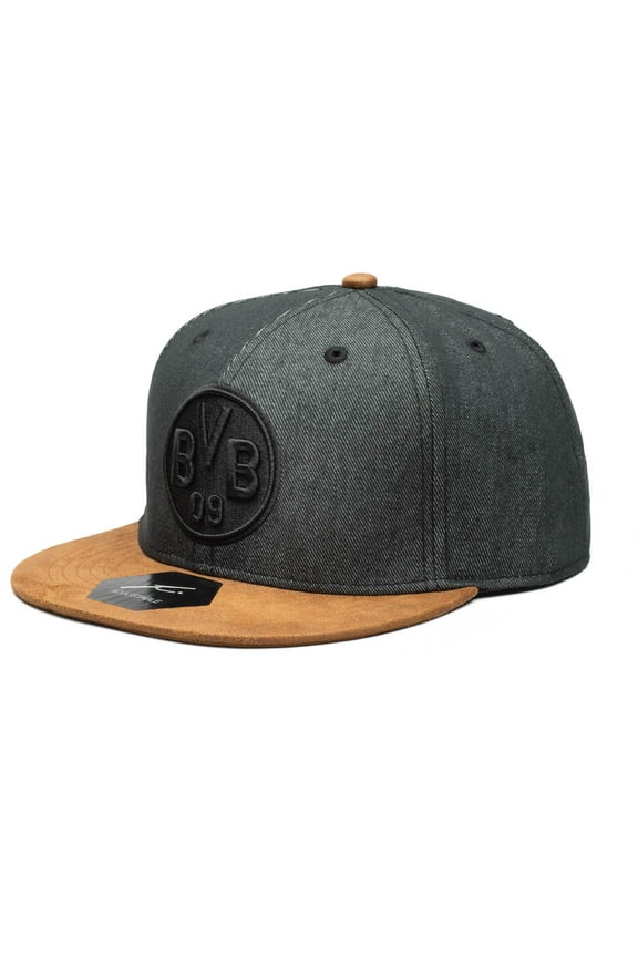 Borussia Dortmund Orion Snapback Hat - Black - OSFA