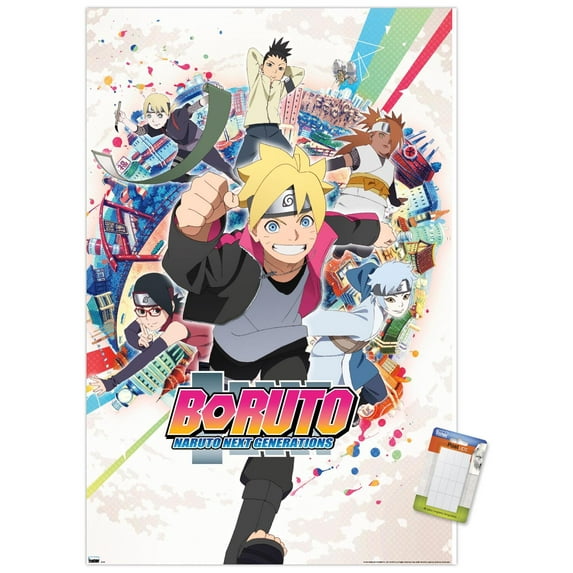 Boruto: Naruto Next Generations - Circle Wall Poster, 22.375" x 34"