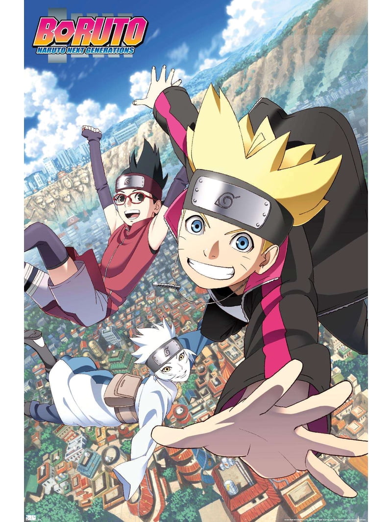 Boruto: Naruto Next Generations - Falling Wall Poster, 14.725