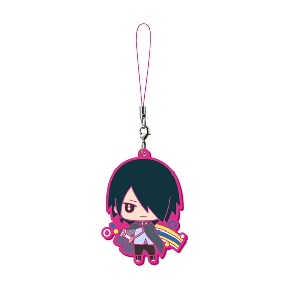 Boruto: Naruto Next Generations Rubber Mascots Sasuke Uchiha Trading Strap
