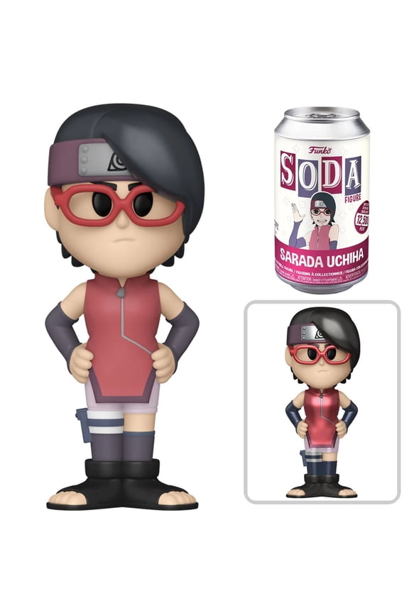 Boruto Sarada Vinyl Funko Soda Figure, Not Mint