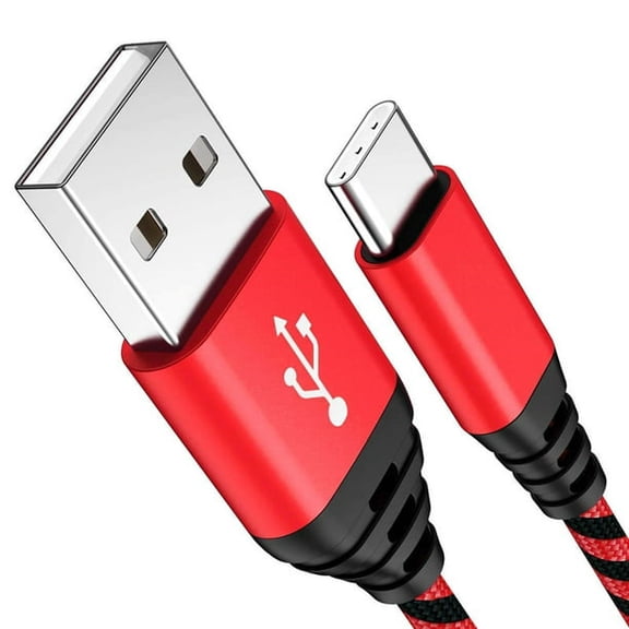 Borz 3 Feet USB Type C Cable Fast Charging Cable USB-C Type-C 3.1 Data Sync Charger Cable Cord for Samsung Galaxy S10+ S10e S9 S9+ Galaxy S8 S8 Plus Nexus 5X 6P OnePlus 3 LG G5 G6 V20 HTC M10 Google