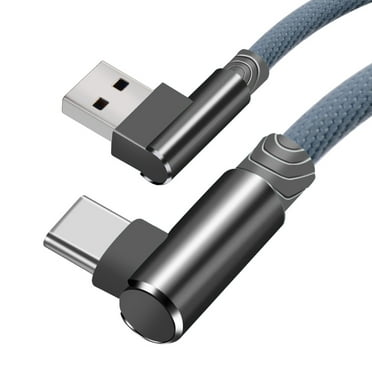 Borz 6 ft Type C Cable to USB Type C Cable, Gray