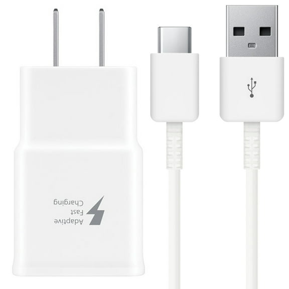 Borz for Samsung Galaxy Fast Charger, Adaptive Fast Charging USB Wall Charger Plug with 4FT USB Type C Cable Replacement for Samsung Galaxy S9 S9 Plus S8 S8 Plus S10 S10+ Plus Note 10 Note 10+ Note9