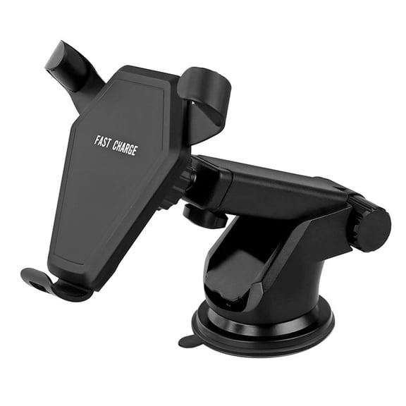 Borz Wireless Charger Cell Phone Holder for Car, Universal Car Phone Mount Dashboard Windshield Vent Compatible with iPhone 12 11 Pro Max XS X XR 8 SE, Samsung Galaxy S20+Ultra S10 Note 10 Plus & All