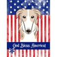 thumbnail image 1 of Borzoi Canvas House Flag, 1 of 1