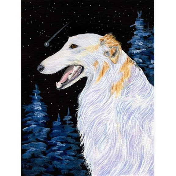 Borzoi Garden Size Flag