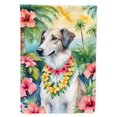 thumbnail image 1 of Borzoi Luau Garden Flag 11.25 in x 15.5 in, 1 of 5