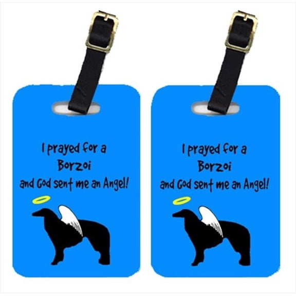 Borzoi Luggage Tags- Pair - 2