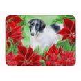 thumbnail image 1 of Borzoi Poinsettas Machine Washable Memory Foam Mat, 1 of 4