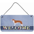 thumbnail image 1 of Borzoi Russian Greyhound Welcome Wall or Door Hanging Prints, 1 of 1