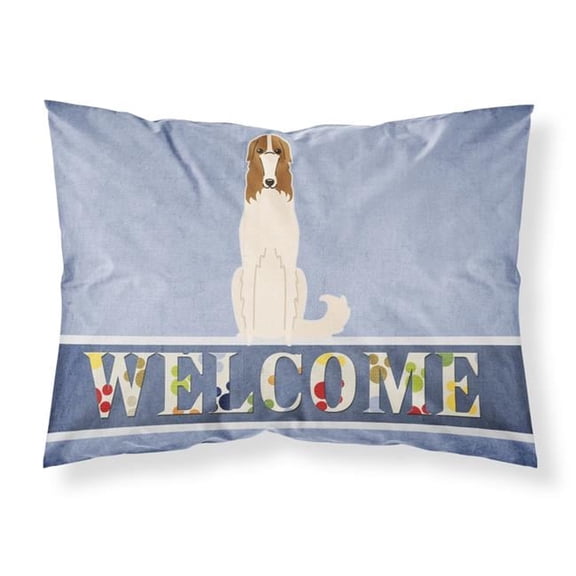 Borzoi Welcome Fabric Standard Pillowcase