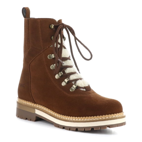 Bos & Co Ada Waterproof Suede Boot, 38, Brown