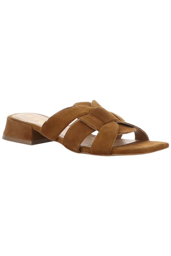 Bos. & Co. Ellis Suede Sandal, 37, Brown