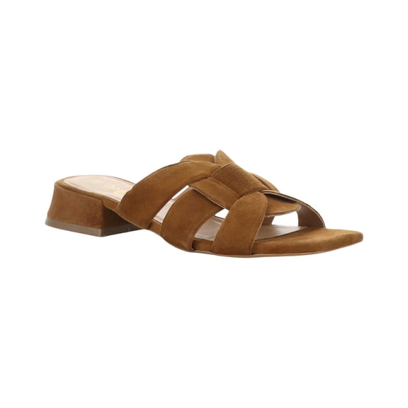 Bos. & Co. Ellis Suede Sandal, 38, Brown