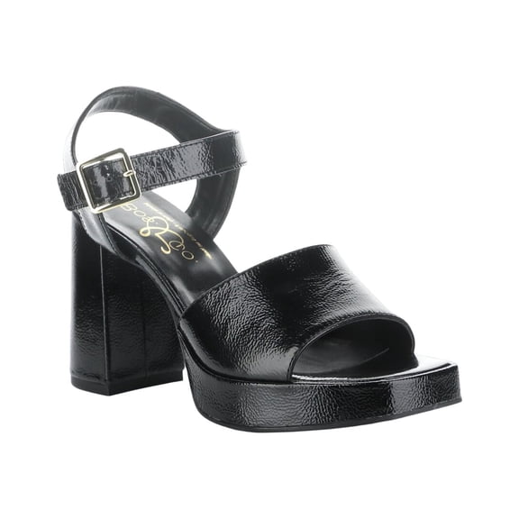 Bos. & Co. Finlee Patent Sandal, 40, Black