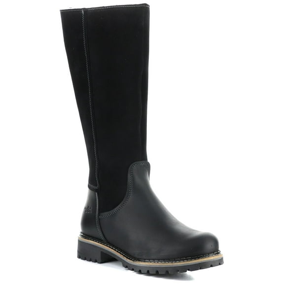 Bos & Co Hudson Waterproof Leather & Waterproof Suede Boot, 36, Black