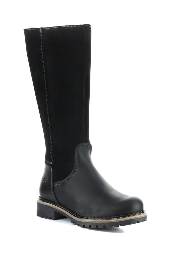 Bos & Co Hudson Waterproof Leather & Waterproof Suede Boot, 36, Black