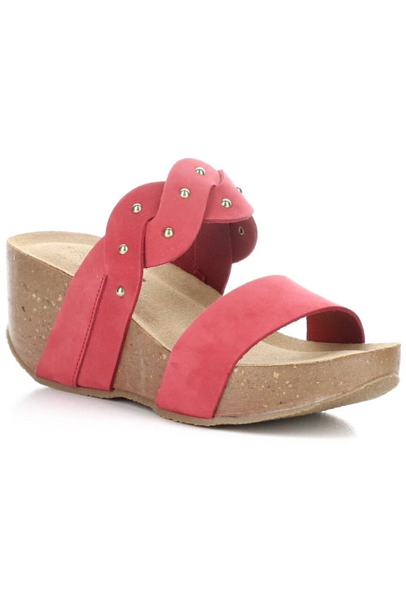 Bos. & Co. Larino Suede Wedge Sandal, 37