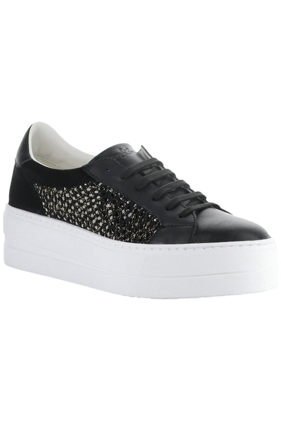 Bos. & Co. Marlo Leather Sneaker, 38, Black