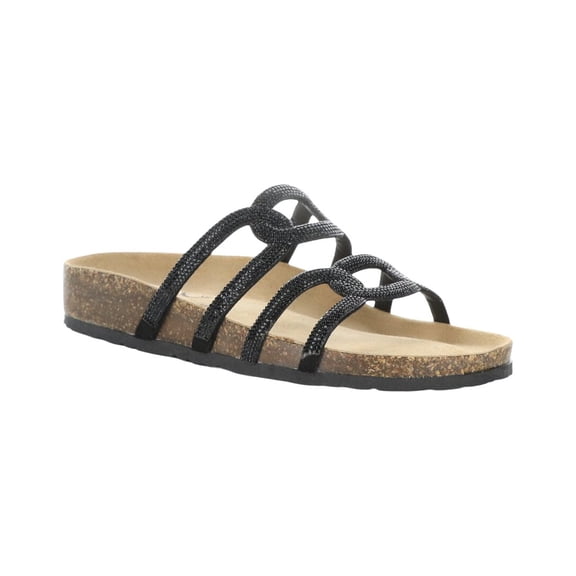 Bos. & Co. Peppy Leather Sandal, 39, Black