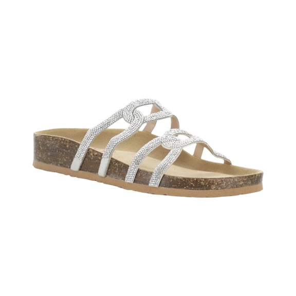 Bos. & Co. Peppy Leather Sandal, 40, Metallic