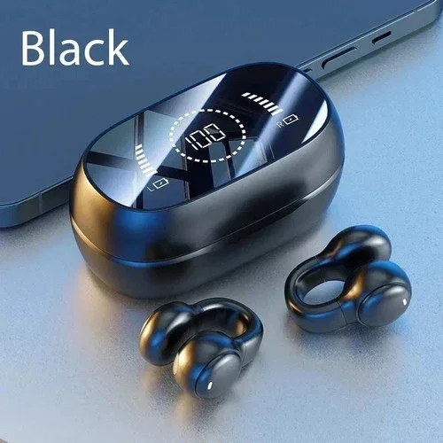 Bos M47 Wireless Earbuds Ear Clips Bluetooth Sport Buds With Charging Case