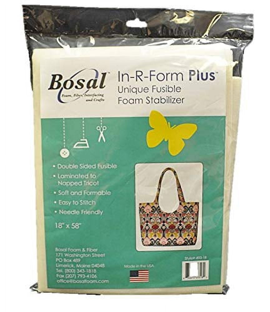 Bosal In-R-Form Single Sided Fusible Stabilizer 18 x 58 Black