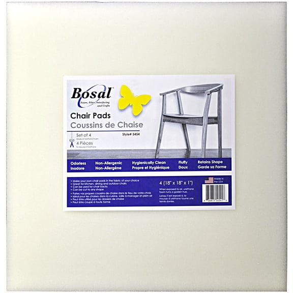 Bosal Foam Chair Pad 18"X18"X1" 4/Pkg-Square