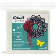 Bosal In-R-Foam Single-Sided Fusible Foam Stabilizer 6X6 12/Pkg